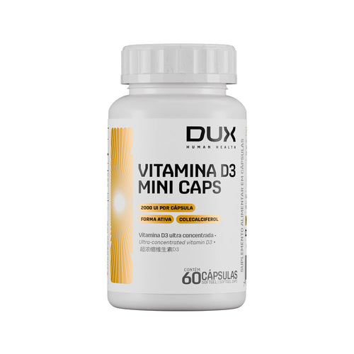 VITAMINA D3 MINI CAPS - POTE 60 CÁPSULAS