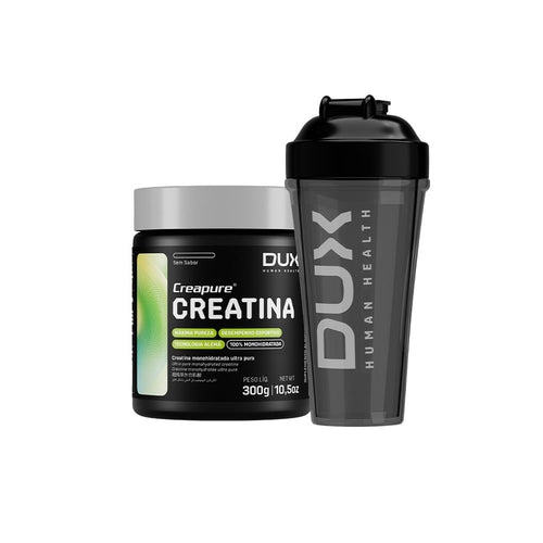 CREATINA (100% Creapure®) - POTE 300g + COQUETELEIRA