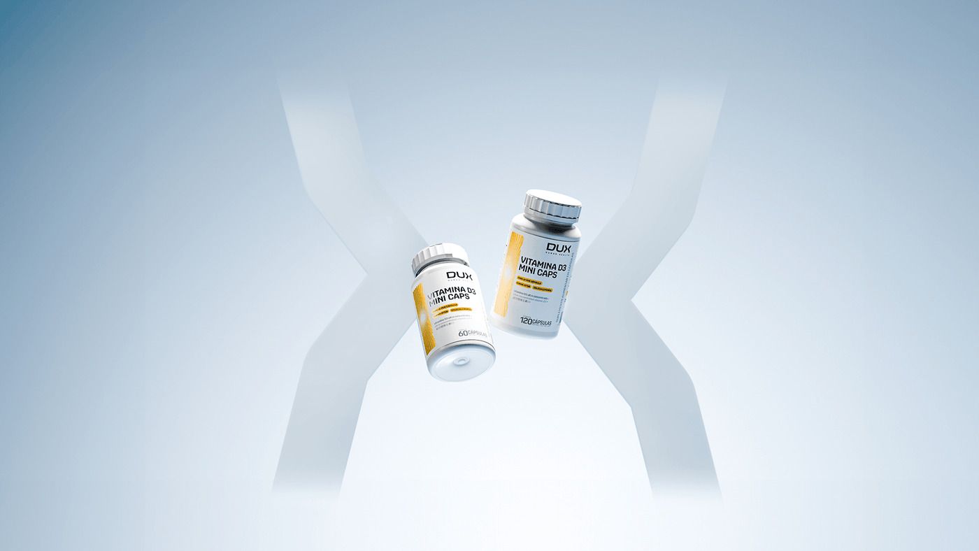 VITAMINA  D3  MINI CAPS - POTE 60 CÁPSULAS