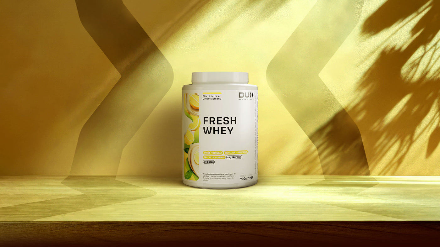 FRESHWHEY™ FIOR DI LATTE E LIMÃO SICILIANO - POTE 900G